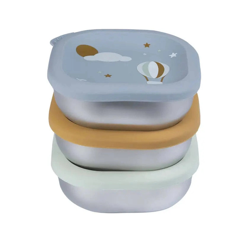 Béaba RVS Snack Doosjes Multi-Use X3 - Adventure
