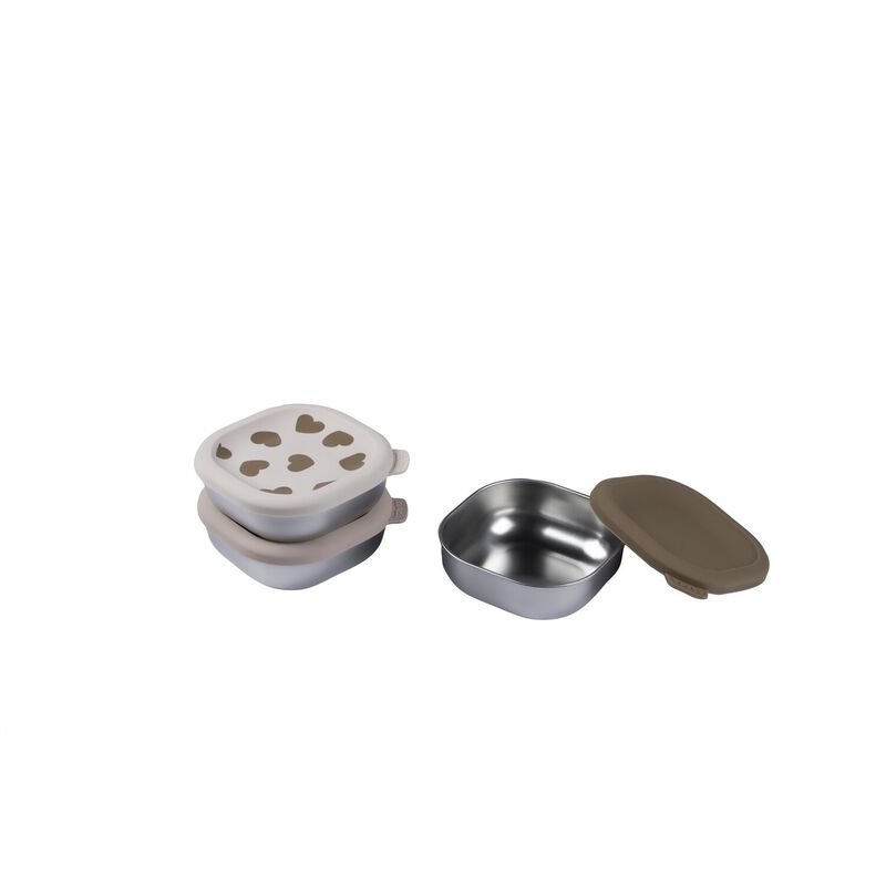 Béaba RVS Snack Doosjes Multi-Use X3 - Biglove