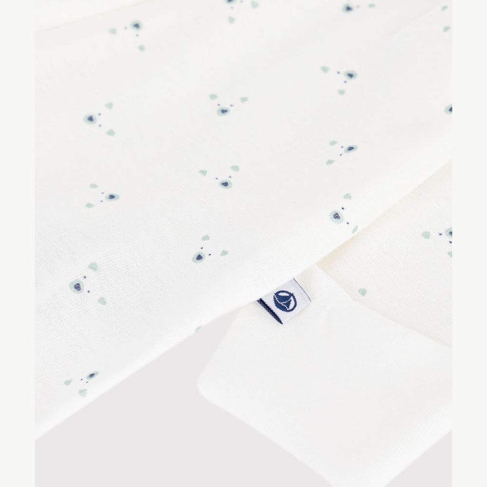 Petit Bateau Slaappakje Met Rits - Wit