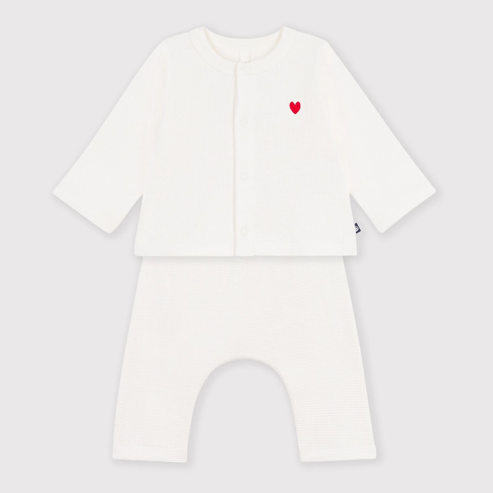 Petit Bateau Set Van 2 Stuks - Wit