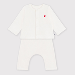 Petit Bateau Set Van 2 Stuks - Wit