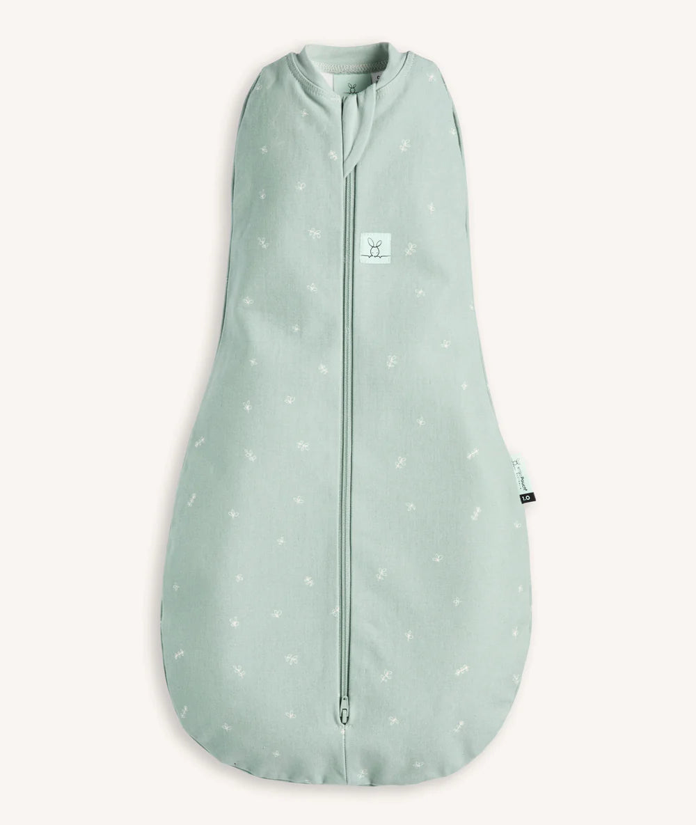 Ergopouch Cocoon Combi Slaapzak Baby + Inbakerslaapzak 1,0 Tog 0-3M - Sage
