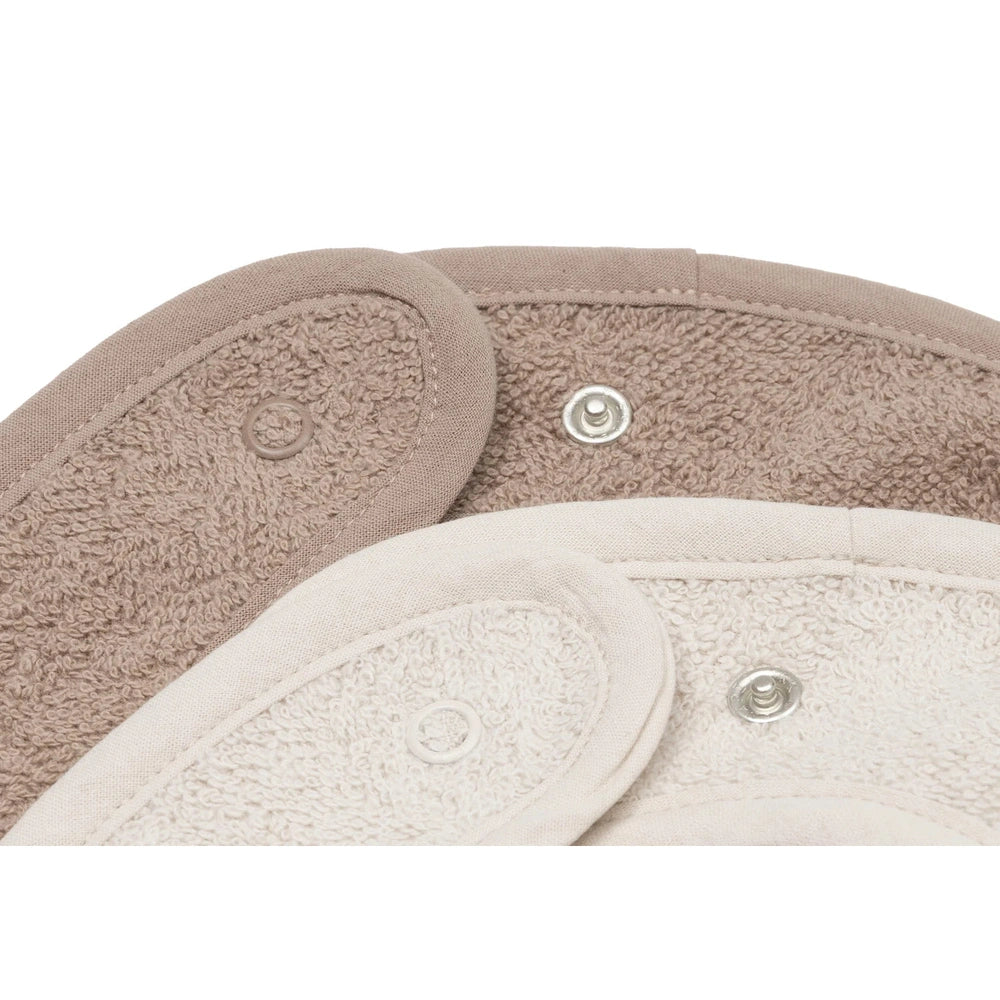Jollein Slab Badstof 2 Stuks - Sand & Milky Coffee