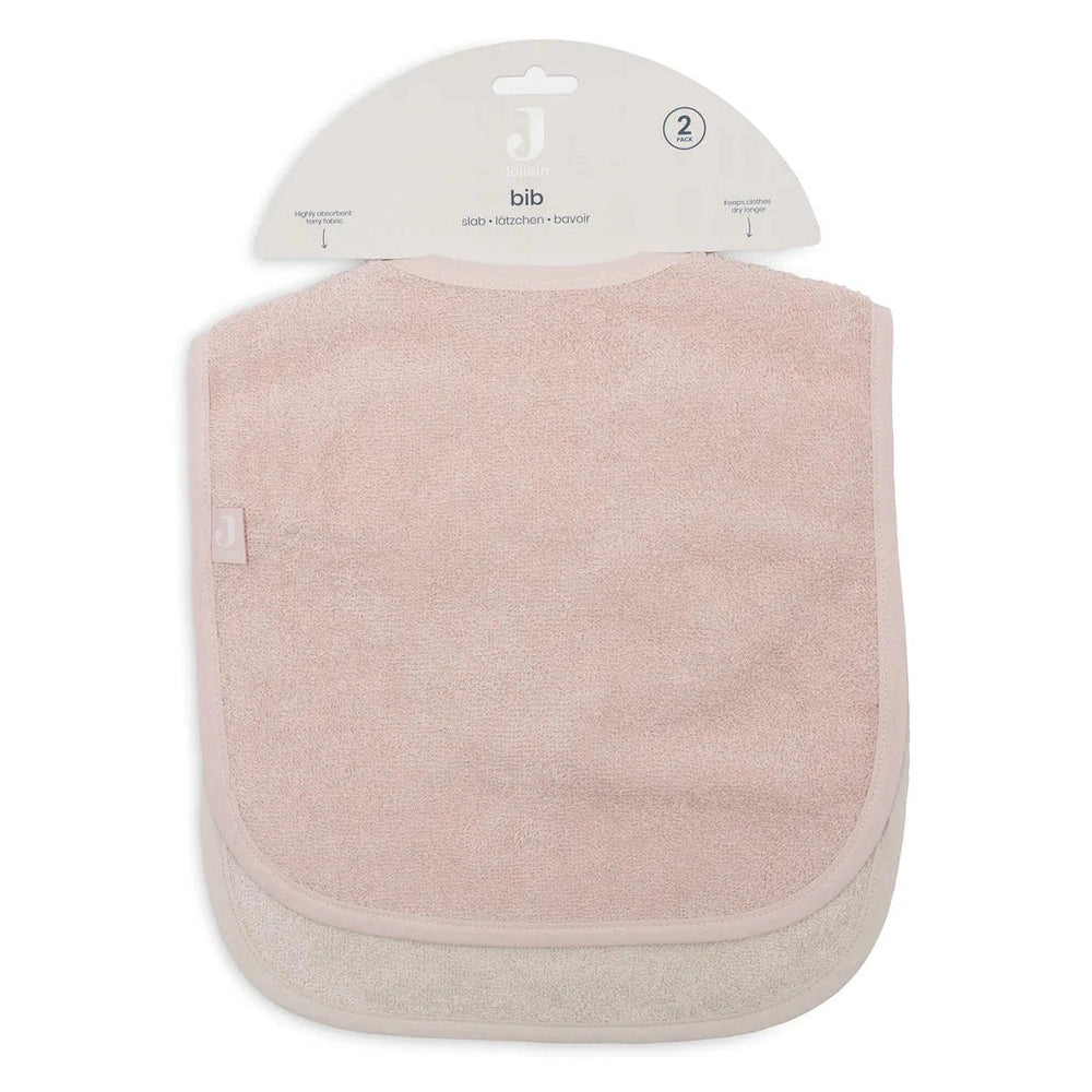Jollein Slab Badstof 2 Stuks - Silk Rose & Sand