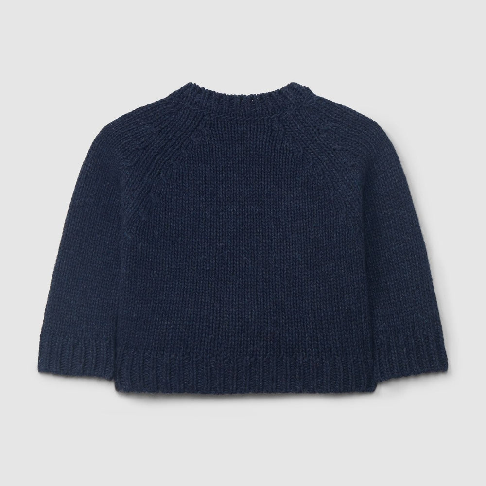 Snug Gebreide Trui - donkerblauw