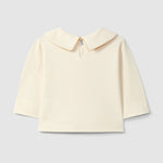 Snug Longsleeve Met Kraag - Amandel