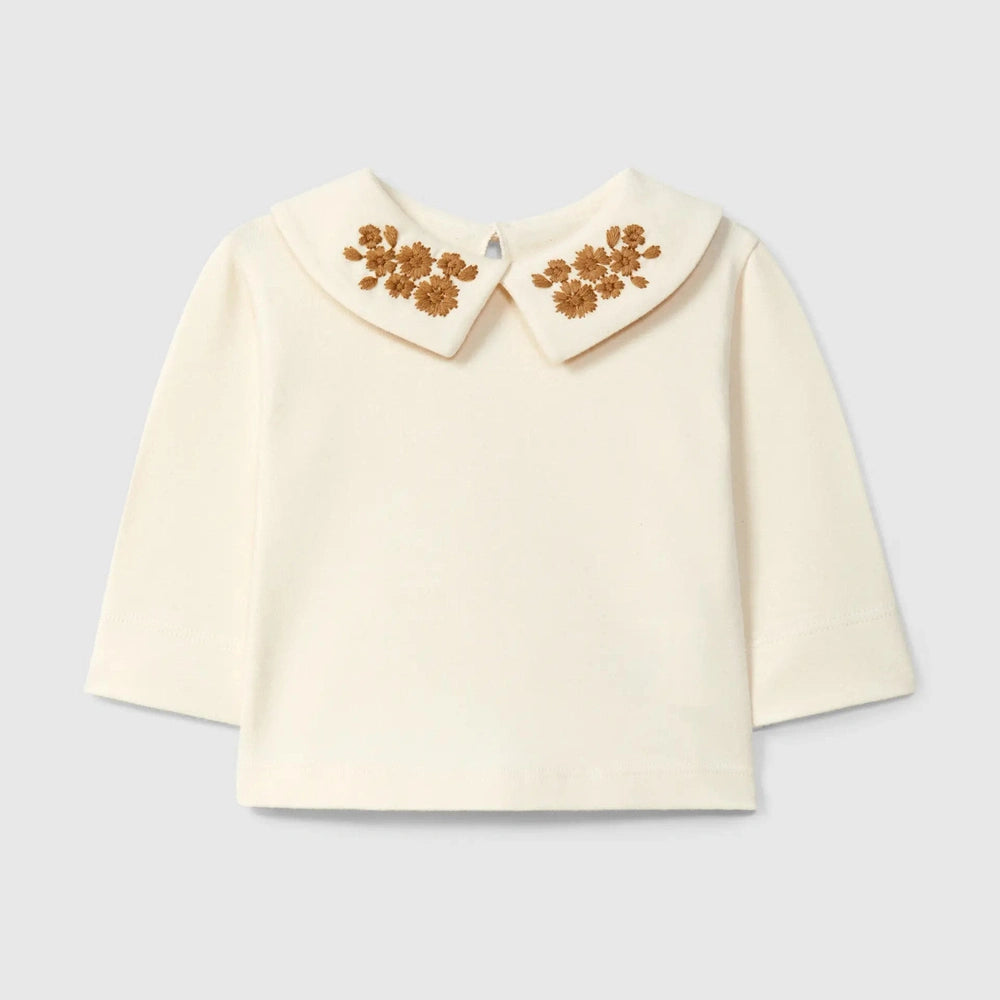 Snug Longsleeve Met Kraag - Amandel