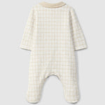 Laranjinha Babygrow à col rond - sable