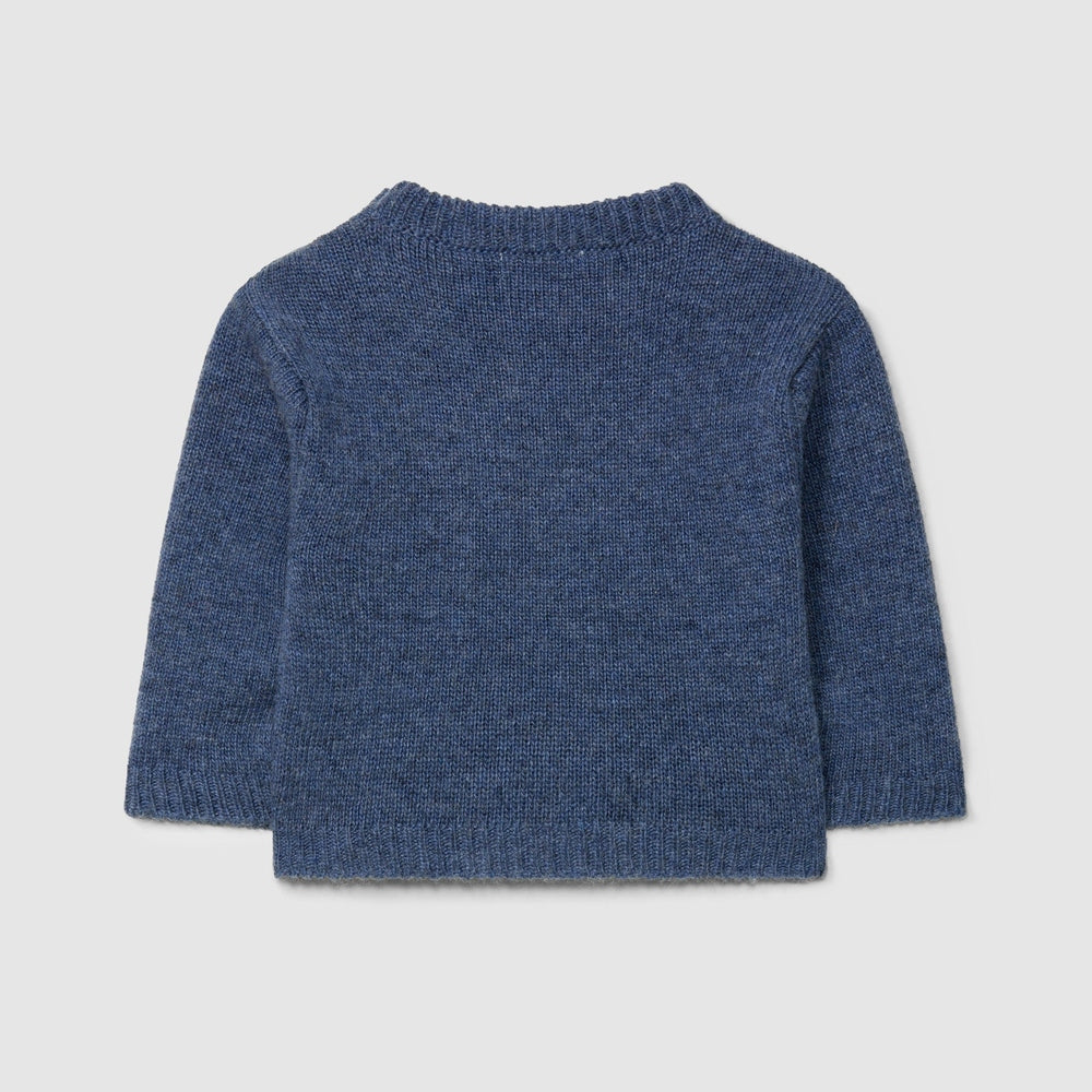 Laranjinha Gebreide Jacquard Trui - Indigo