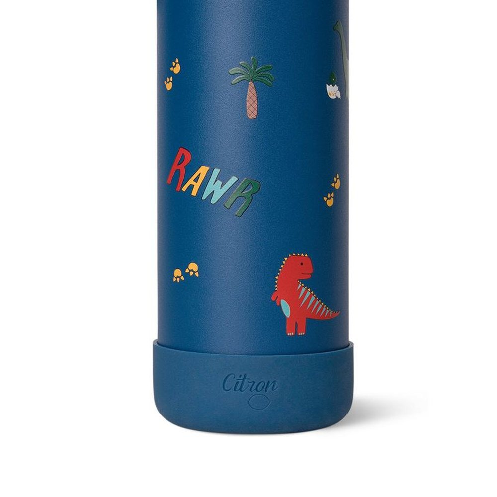 Citron kleine waterfles 350ml Dino