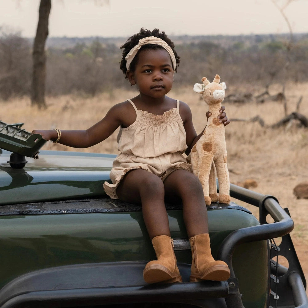 Little Dutch Safari Friends Knuffel Giraf - Geel
