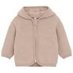 Huttelihut Babyjasje in Merinowol - Oud Roze