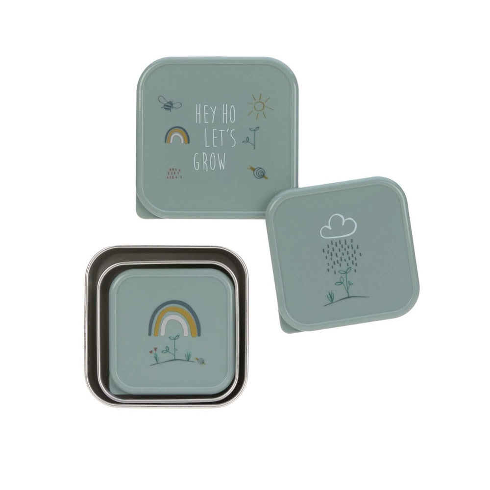 Lässig Roestvrije Snackbox 3 Delige Set - Garden Explorer