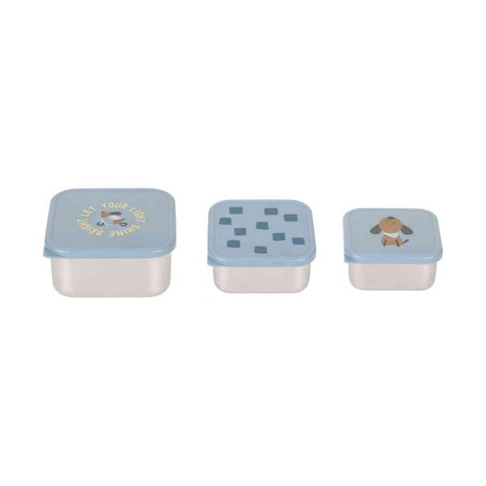 Lässig Roestvrije Snackbox 3 Delige Set - Party Bmeu