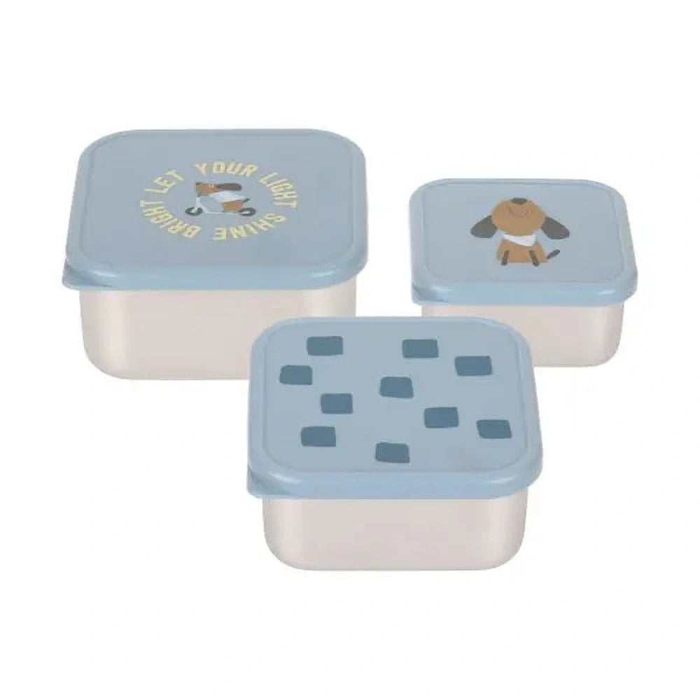 Lässig Roestvrije Snackbox 3 Delige Set - Party Bmeu