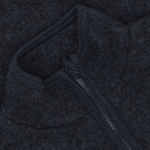 HUTTEliHUT Wollen Fleece Jas - Navy Melange