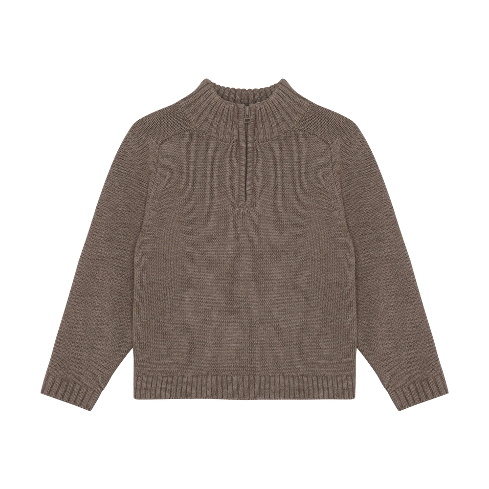 HUTTEliHUT Pull en maille avec laine - Cinder Melange