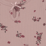 Minymo Rib T-Shirt Lange Mouwen Met Print - Fawn