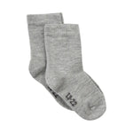 Minymo Enkelsokken 2-pack - Light Grey Melange
