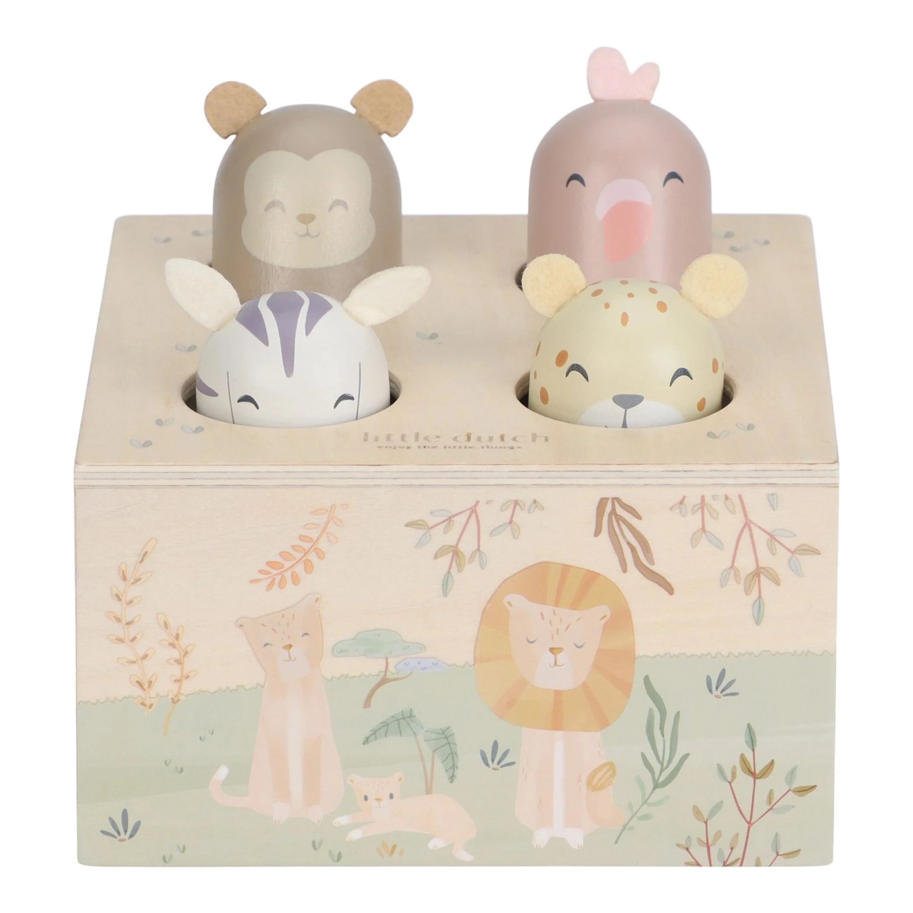 Little Dutch Safari Friends Houten Pop-up