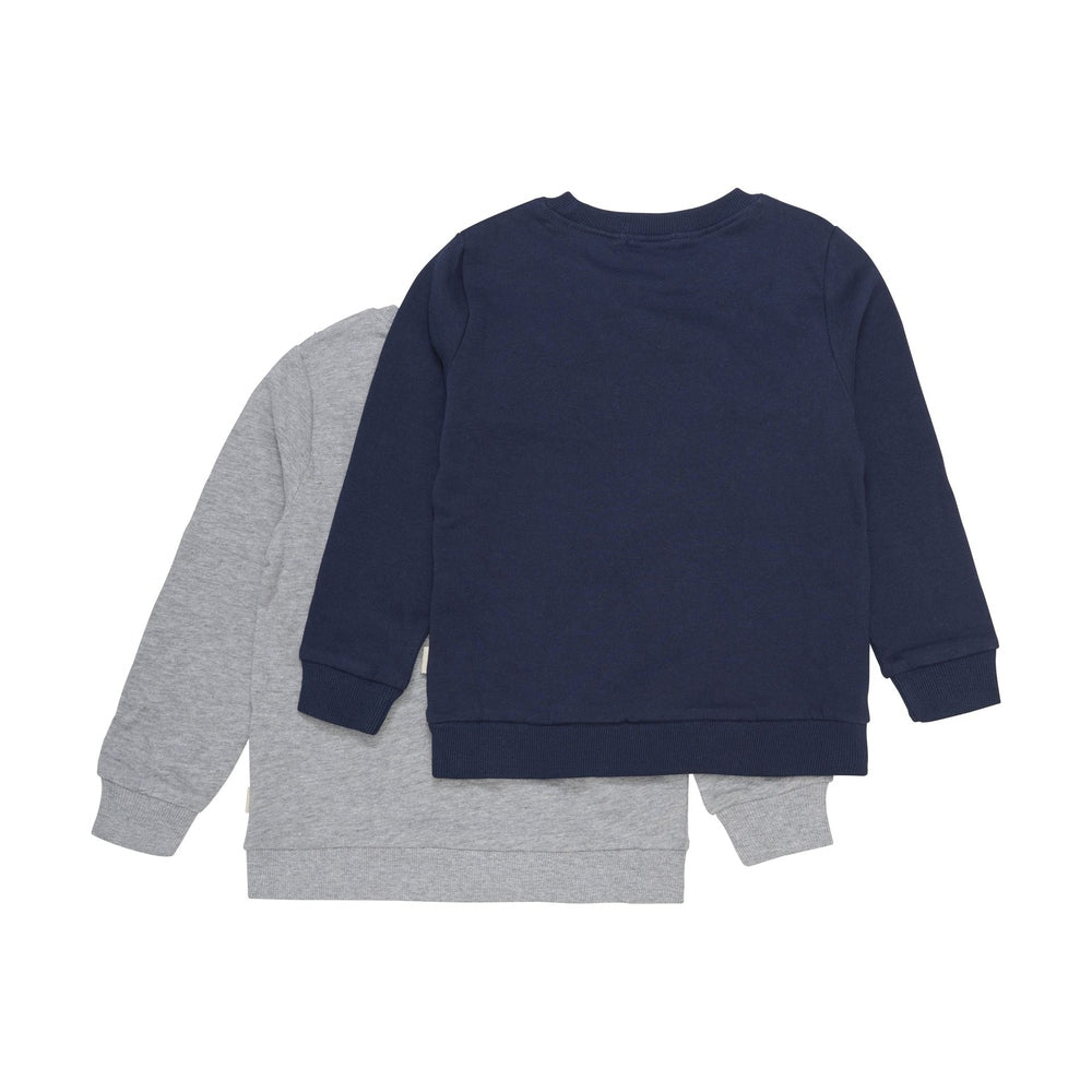Minymo Sweater 2-pack - Greymelange