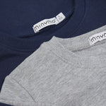 Minymo Sweater 2-pack - Greymelange