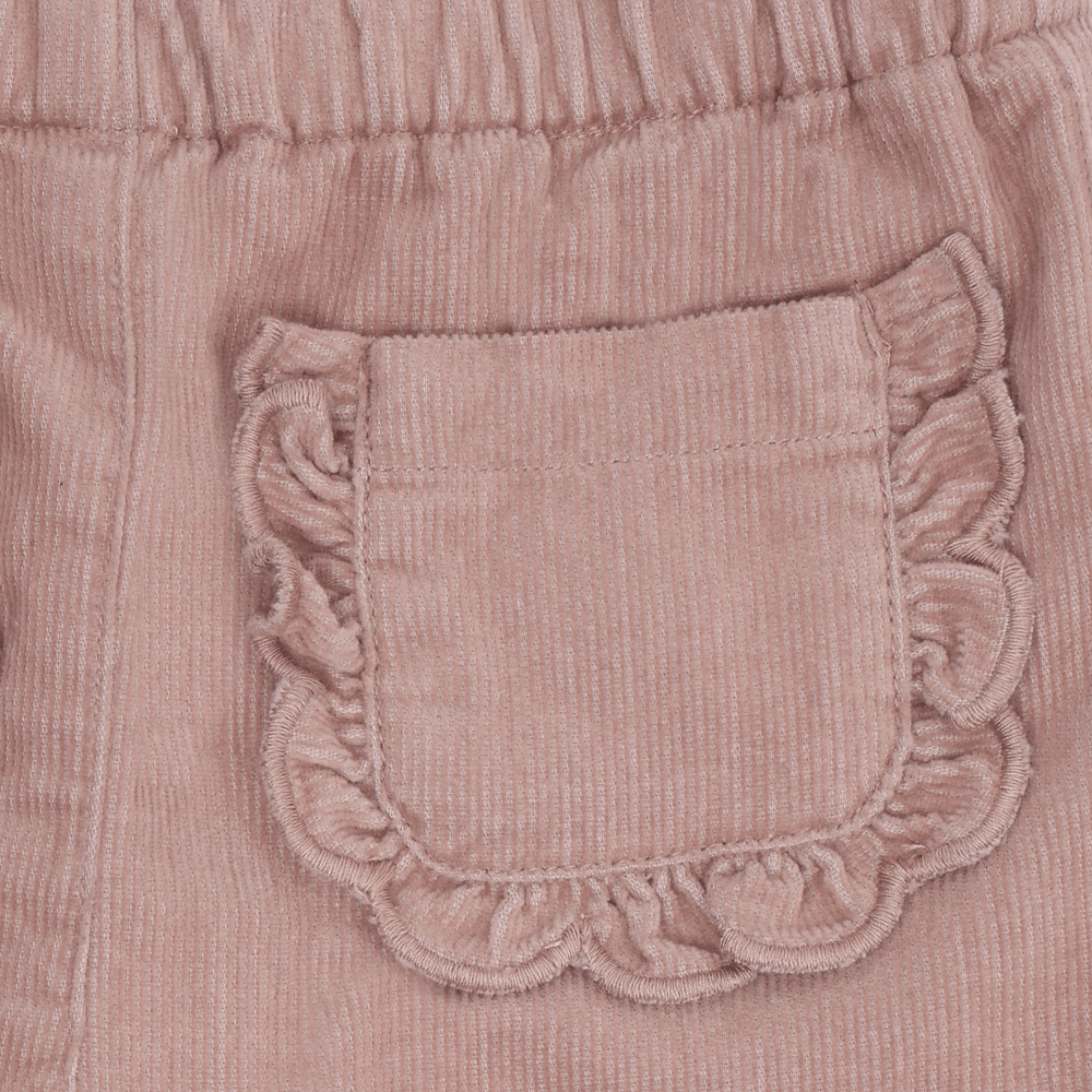 Minymo Pantalon en velours côtelé doublé - Faon