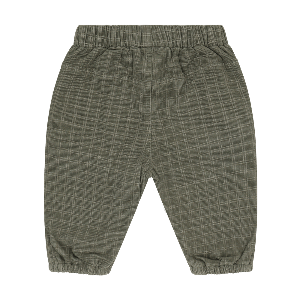 Minymo Ribfluwelen Broek Met Print En Voering - Beetle