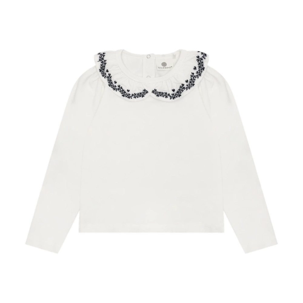 En Fant T-Shirt Lange Mouwen - Egret