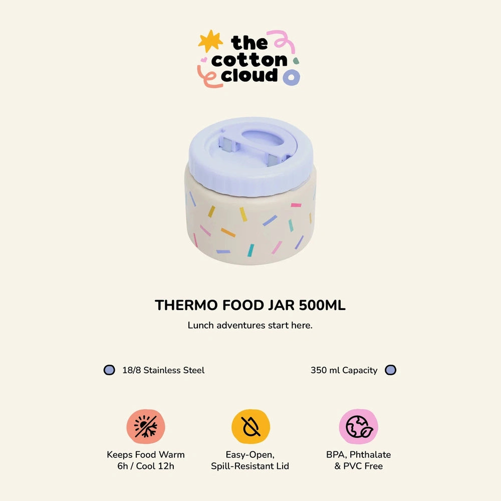 The Cotton Cloud Thermo Food Jar 350ml - Club Soleil