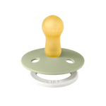 BIBS Fopspeen Rond GLOW 2-pack - Sage/Cloud