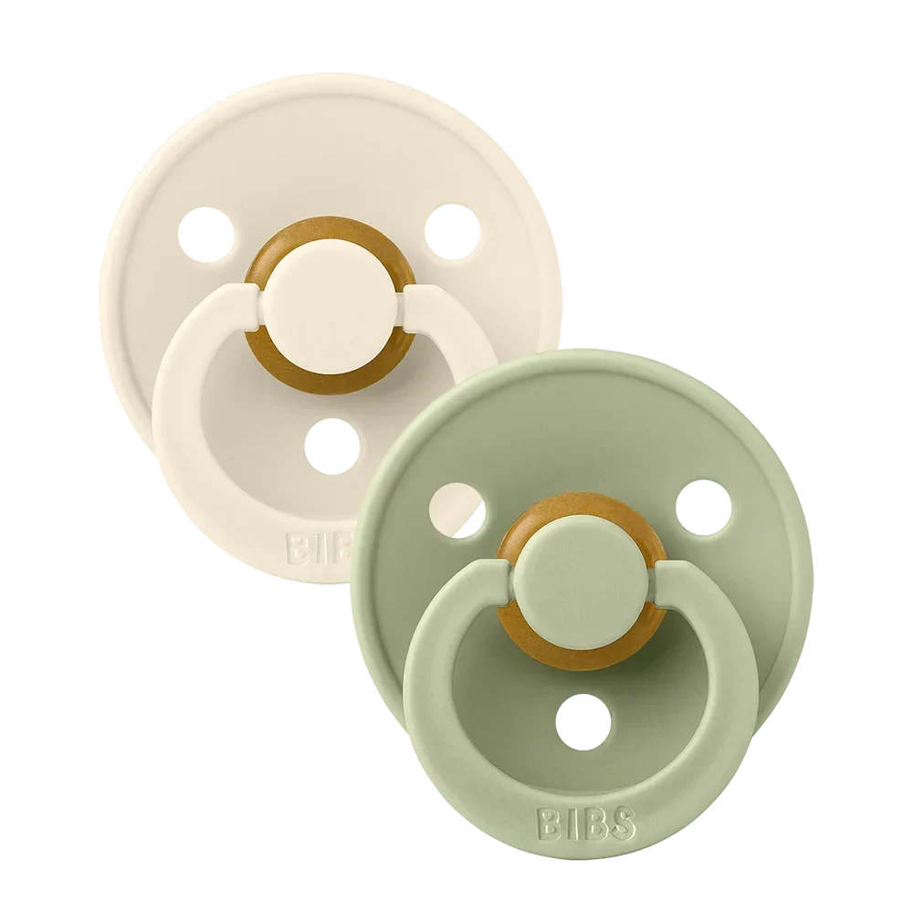 BIBS Fopspeen Anatomisch 2-pack - Ivory/Sage