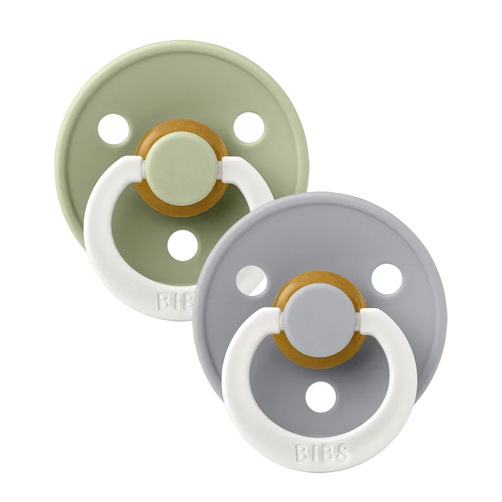 BIBS Fopspeen Anatomisch 2-pack - Ivory/Sage
