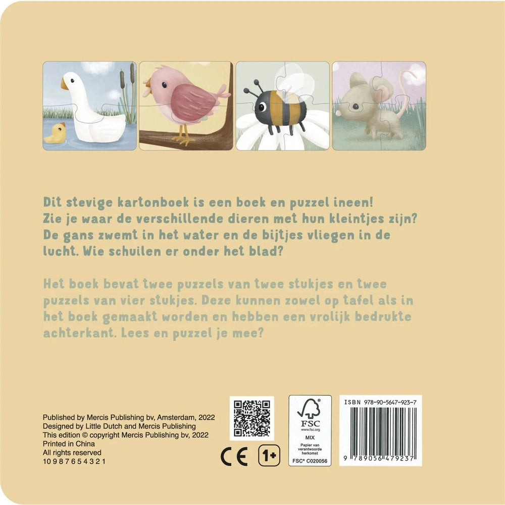 Mijn Dieren Puzzelboek - Little Dutch