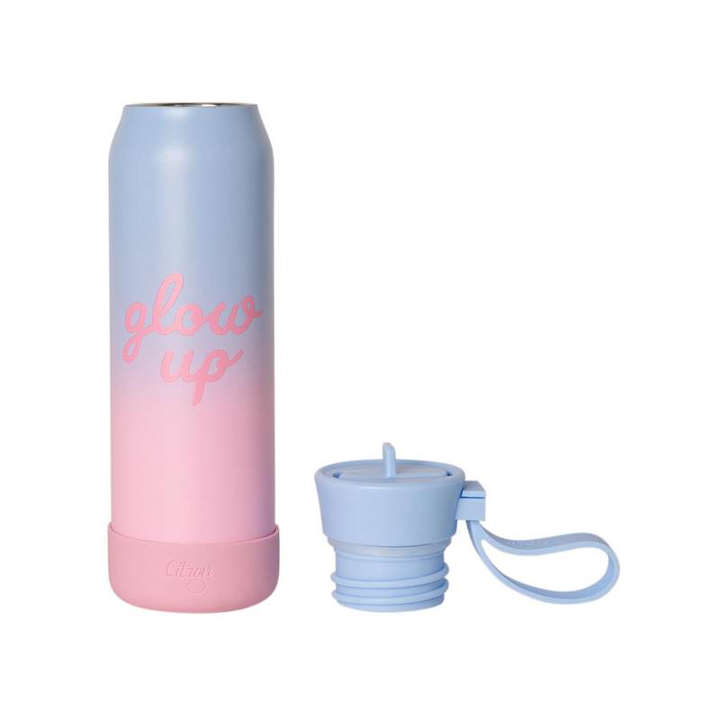 Citron Petite bouteille d'eau 350 ml - Blue Pink Glow Up