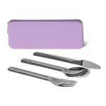 Set de couverts Citron avec pochette - violet