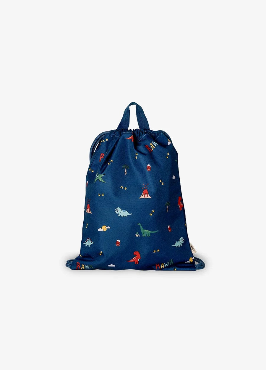 Citron wetbag - dinosaure bleu