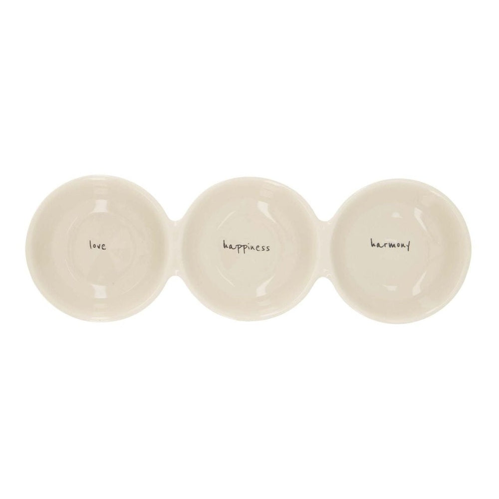 Zusss Serving Plate - Love Happiness Harmony
