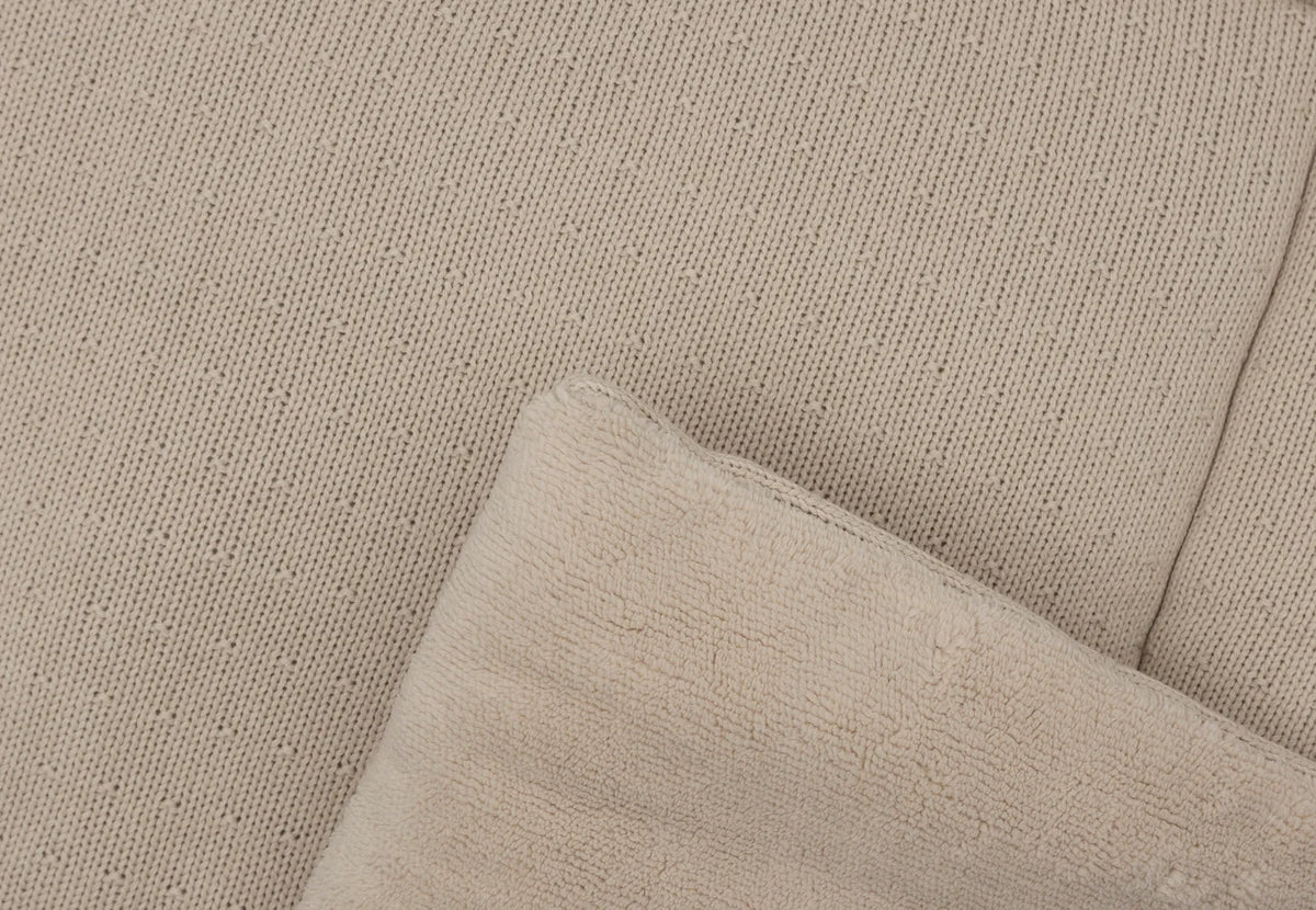 Jollein Boxkleed Sprinkle Knit 75x95 cm - Sand