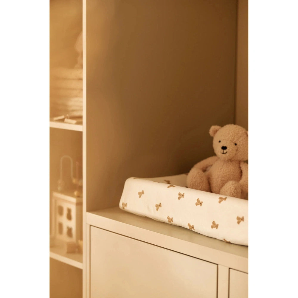 Jollein Aankleedkussenhoes Jersey - Mini Teddy Bear