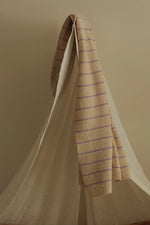 Hvid Blanket Harry Cream & Lilac