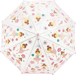 Little L Paraplu Transparant 70 cm - Ballerina's