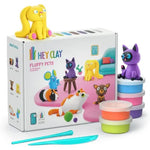 Hey Clay Zelfhardende 15 potjes - Fluffy Pets