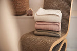Jollein - Deken Wieg - Grain Knit Oatmeal/ Velour - 75x100cm
