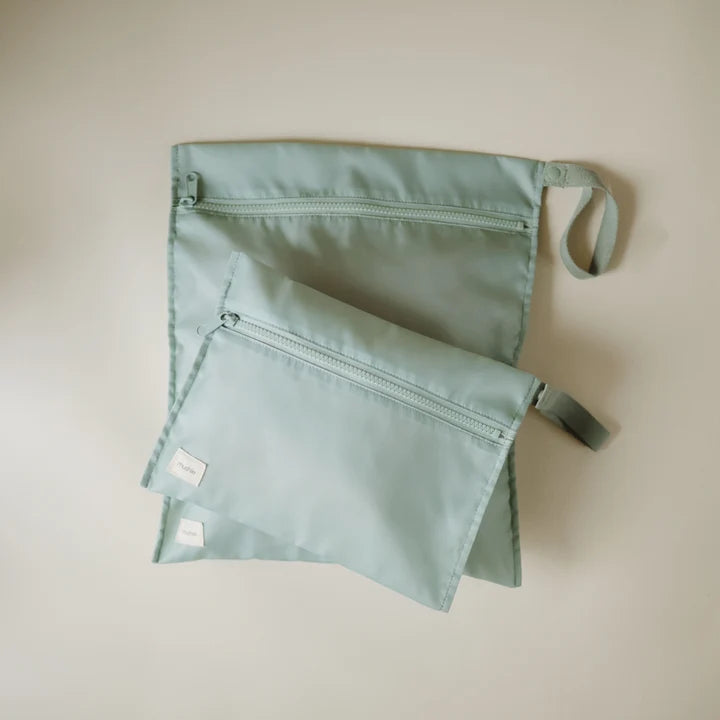 Mushie - Waterbestendige Zakjes - Roman Green - 2st