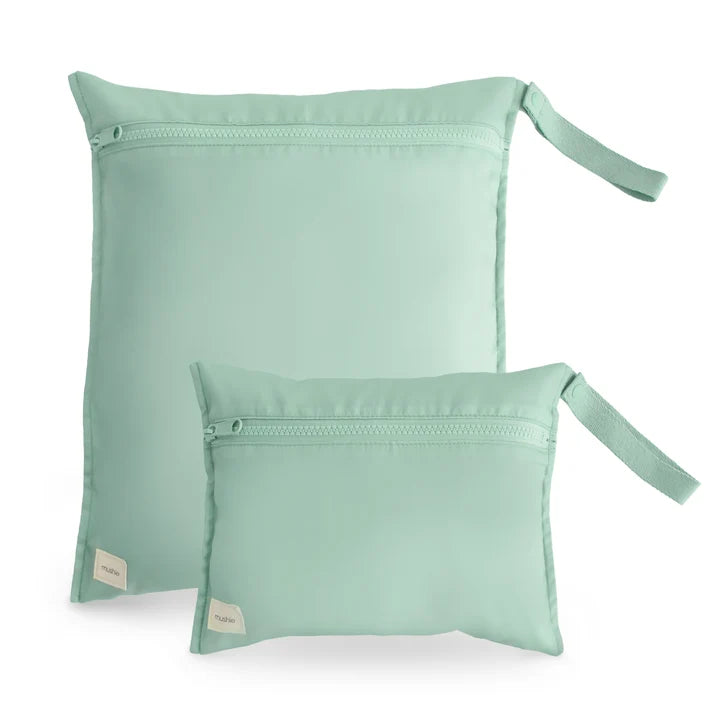 Mushie - Waterbestendige Zakjes - Roman Green - 2st