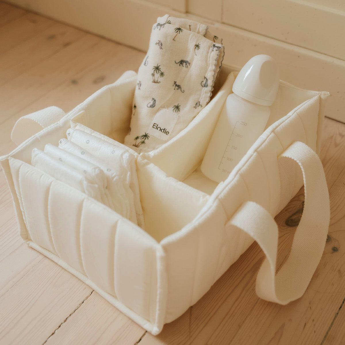 Elodie - Luier Organizer - Creamy White