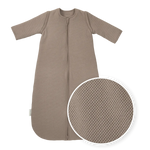 Meyco - Studio Slaapzak - Gevoerd - Afritsbare Mouw - Classic Dark Taupe - 90cm