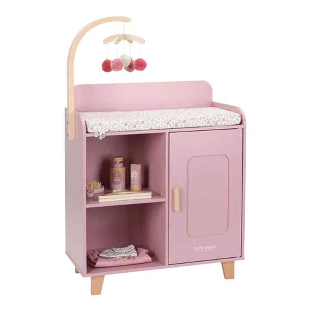 Little Dutch Poppencommode - Roze