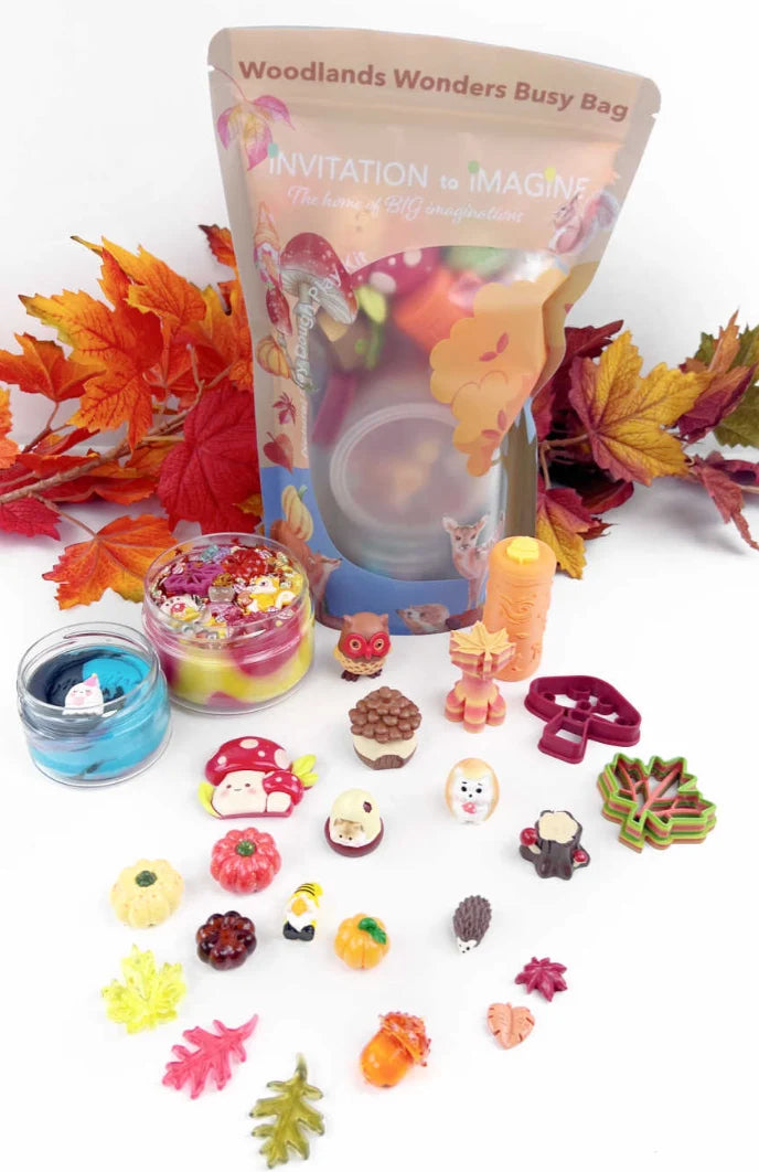 Dutch Dough Invitation To Imagine Busy Bag - Autumn Friends